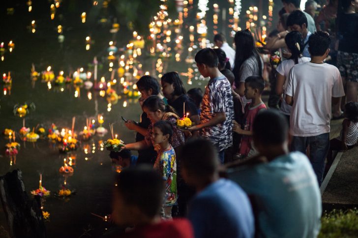 Loy Kratong Festival in Thailand