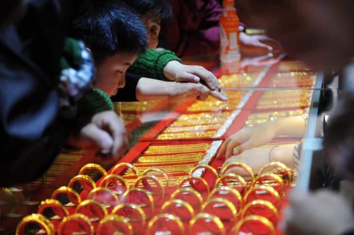 CHINA-ECONOMY-GOLD
