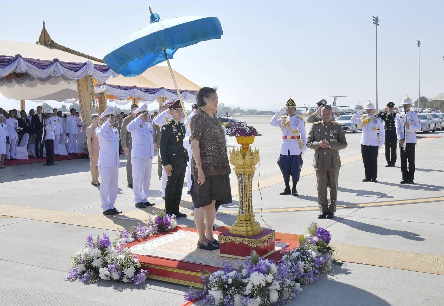 กรมสมเด็จพระเทพรัตนราชสุดาฯ เสด็จพระราชดำเนินทรงเปิดอาคารที่พักผู้โดยสารหลังใหม่ท่าอากาศยานแม่สอด