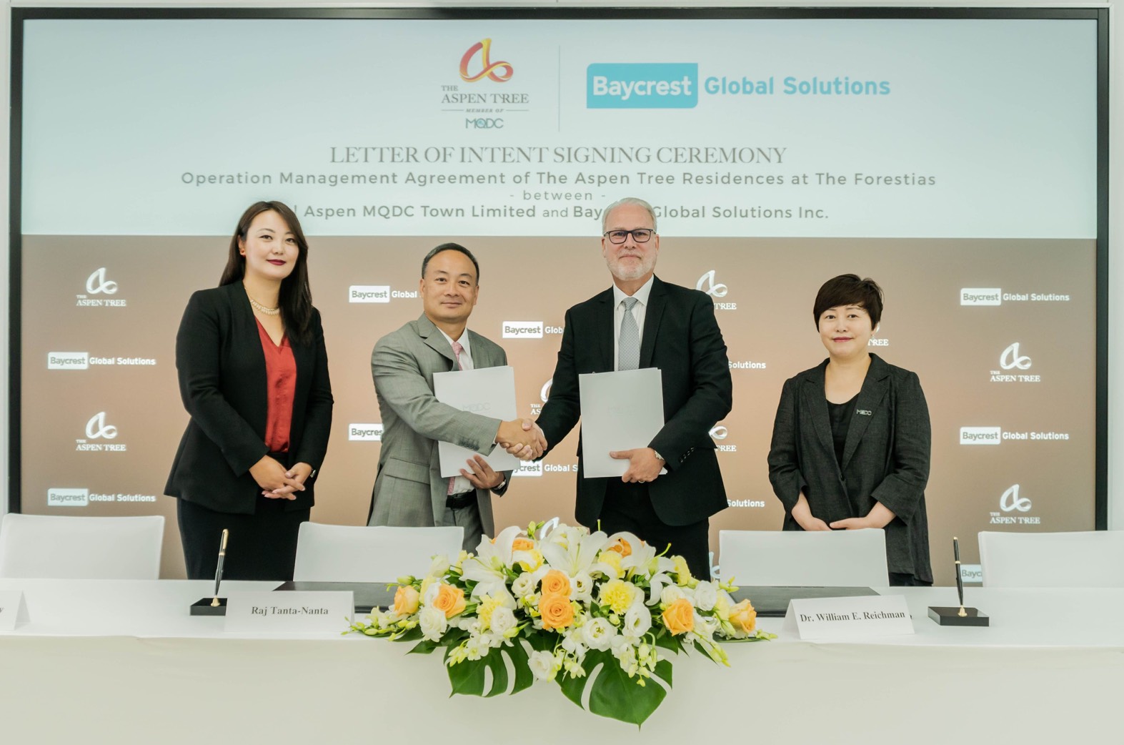 MQDC ผนึก Baycrest Global แคนาดา บุกตลาดผู้สูงวัยระดับลักเซอรี่เมืองไทย