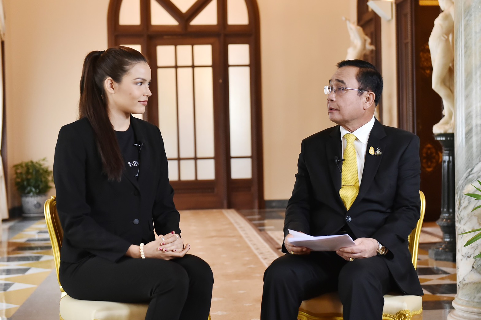 “ประยุทธ์” เปิดทำเนียบต้อนรับ “ฟ้าใส” พูดคุยใน PM Talk สัปดาห์นี้