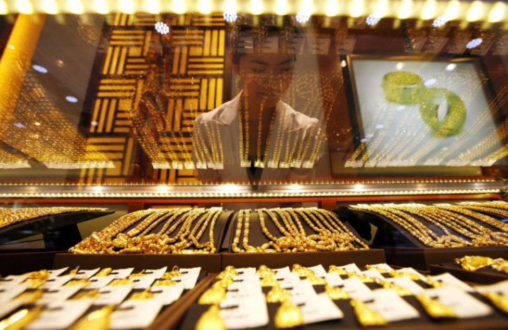 CHINA-ECONOMY-GOLD