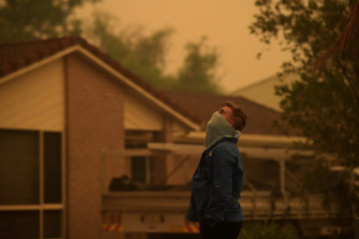 Bushfires in Nowra, New South Wales