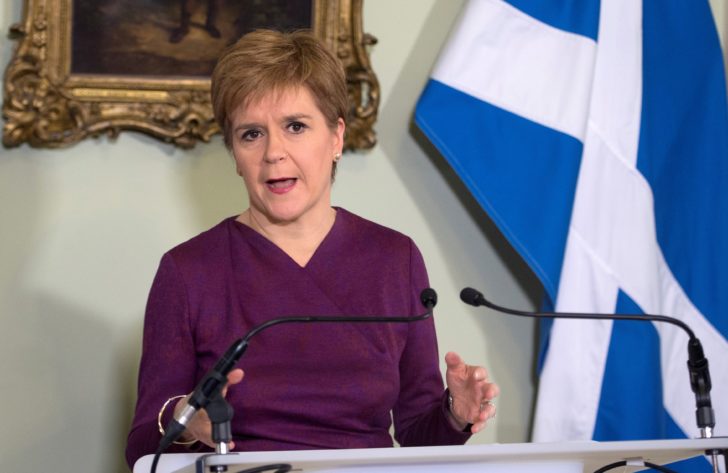 FILE PHOTO: Scottish leader Sturgeon demands a post-Brexit independence referendum
