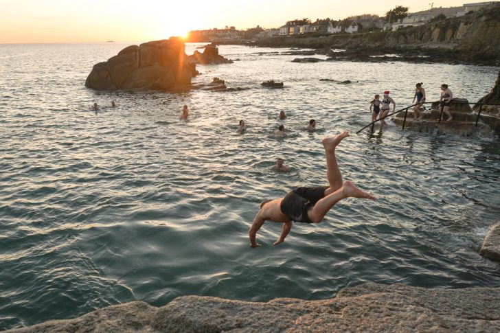 Christmas Day Swim In Dublin