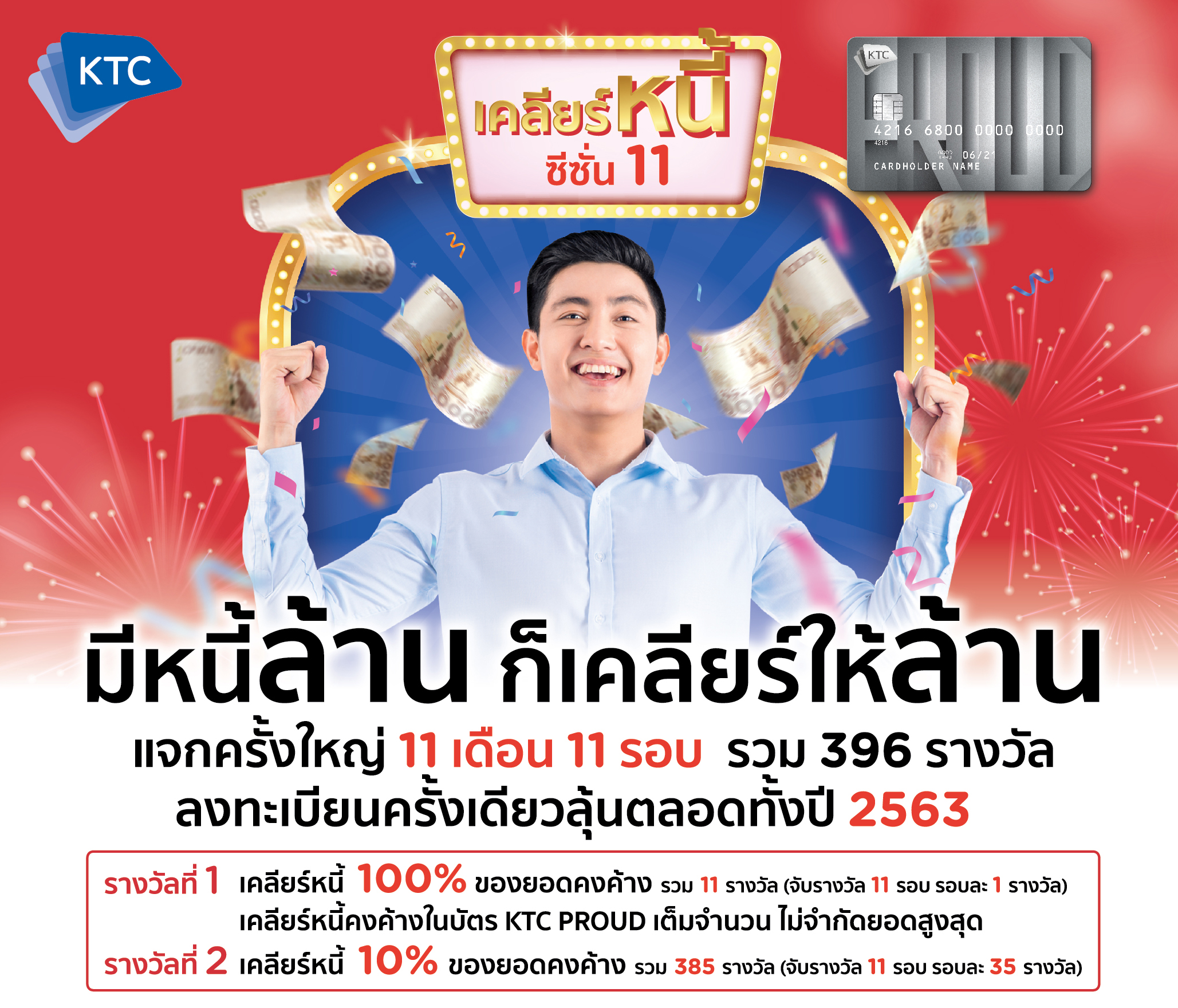 รีบเลย! “เคทีซี” เปิดเวที “เคลียร์หนี้” ซีซั่น 11 ได้ลุ้นรางวัล