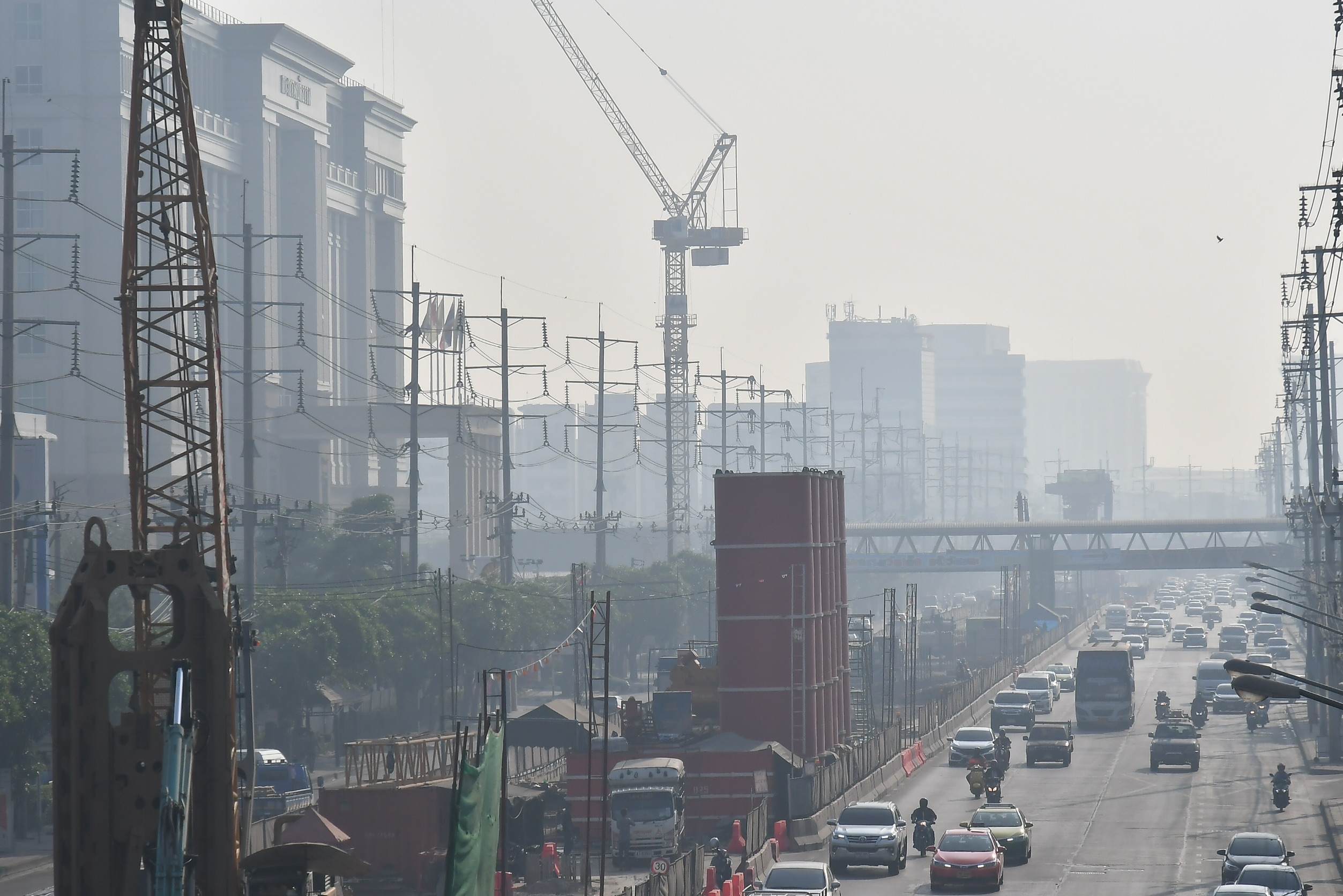 สถานการณ์ฝุ่นละอองพื้นที่ กทม.ยังโคม่า 22 พื้นที่
