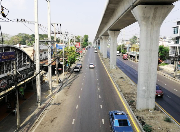 รฟม.คืนผิวถนนพหลโยธินรถไฟฟ้าสายสีเขียวหมอชิต-คูคต เหลือ”ห้าแยกลาดพร้าว”รอ มี.ค.นี้