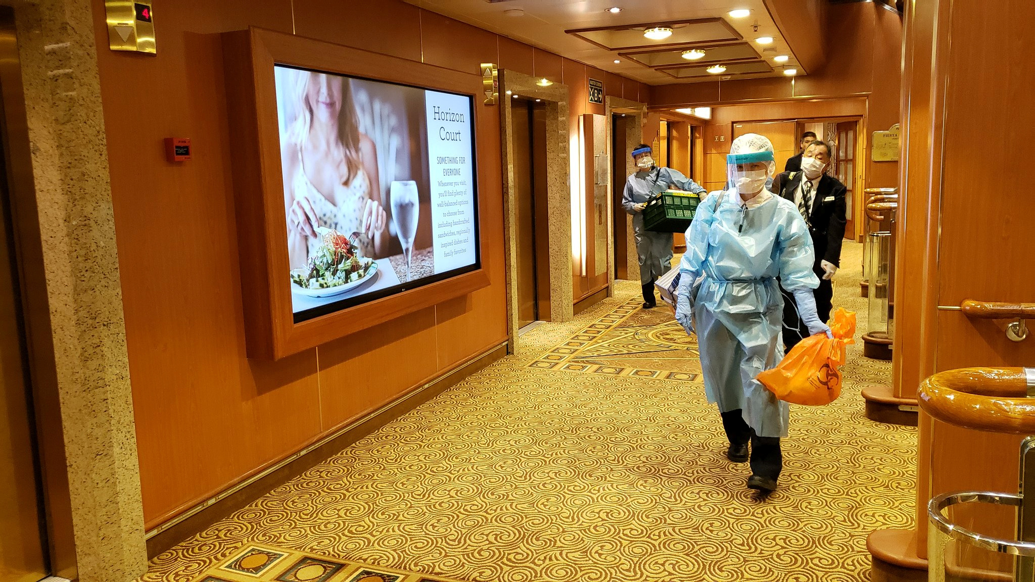 ญี่ปุ่นพบการติดเชื้อโคโรน่า 10 ราย บนเรือสำราญผู้เดินทาง 3,700 ชีวิต