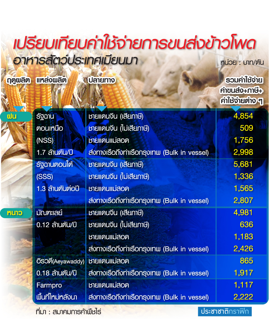 คน.บอกปัดคุมข้าวโพดนำเข้า 3:1 ดีแล้ว – ส.พืชไร่หวั่นถูกพม่าสวมสิทธิ