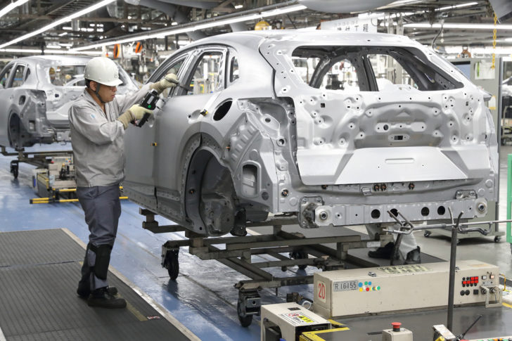 All-New Mazda CX-30 Production line เปิดทุกซอกมุมโครงสร้างตัวถังใหม่ “มาสด้า CX-30” การันตีความปลอดภัยระดับโลก