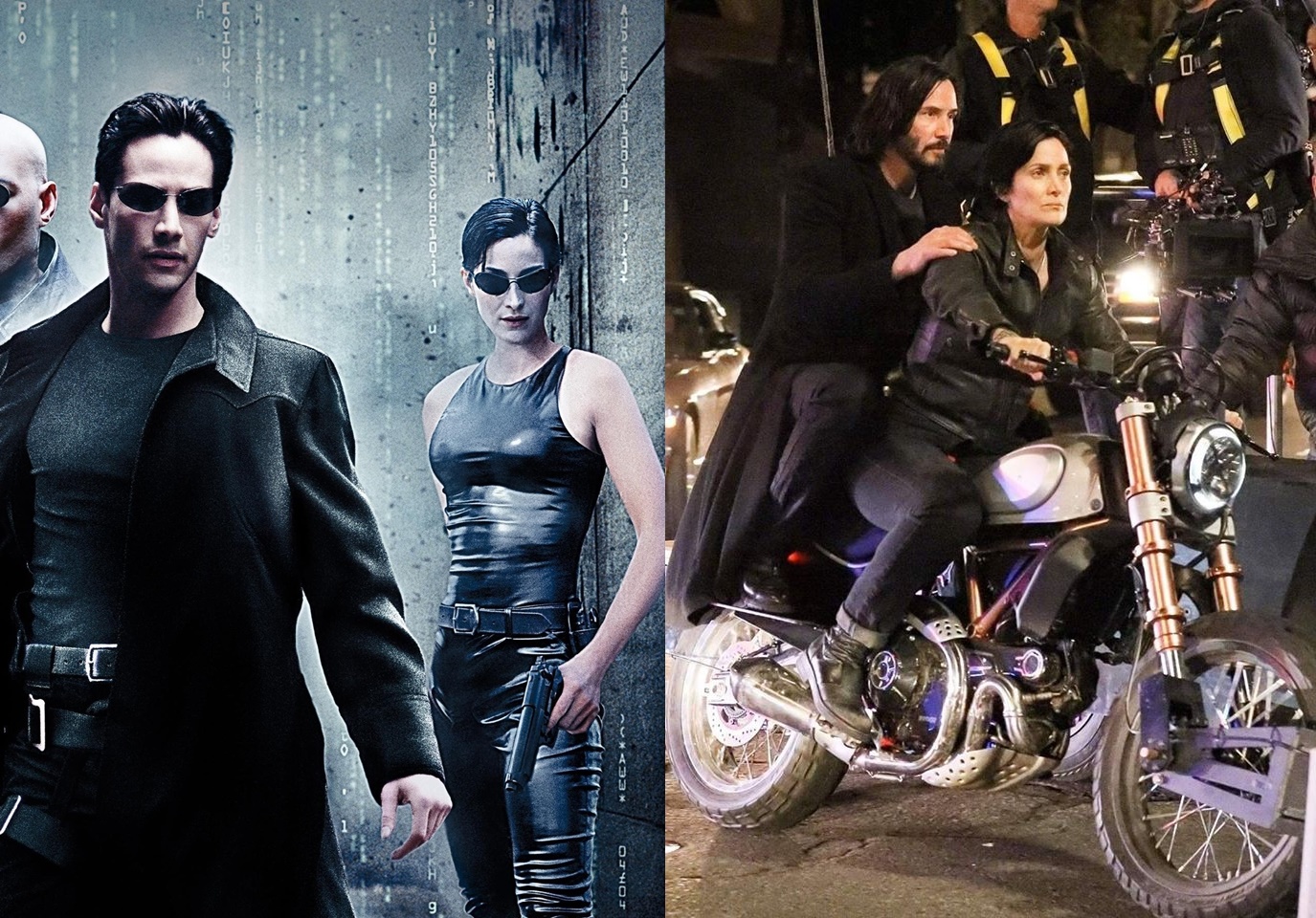 ภาพหลุดกองถ่าย The Matrix 4 “คีอานู รีฟส์” กลับมารับบท “นีโอ” ในลุคผมยาว ไว้หนวด