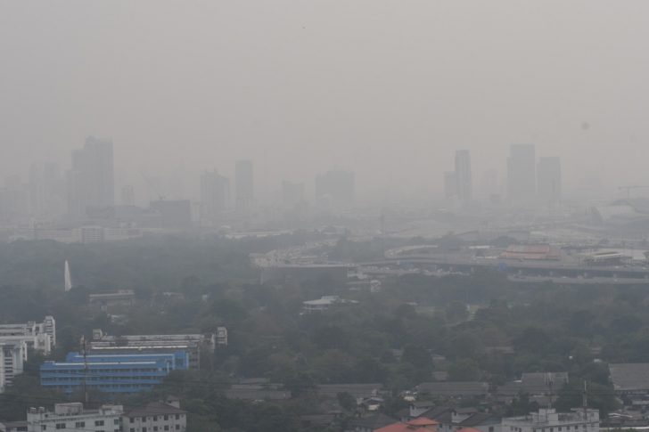 เช้านี้ กทม.ฝุ่น PM 2.5 สูงเกินมาตรฐาน 66 พื้นที่ “คลองสาน” มากสุด