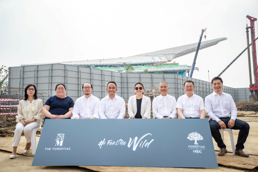 MQDC ร่วมกับพันธมิตรจัดพิธีฉลองการขึ้นเสาเอกเปิดไซต์ก่อสร้าง