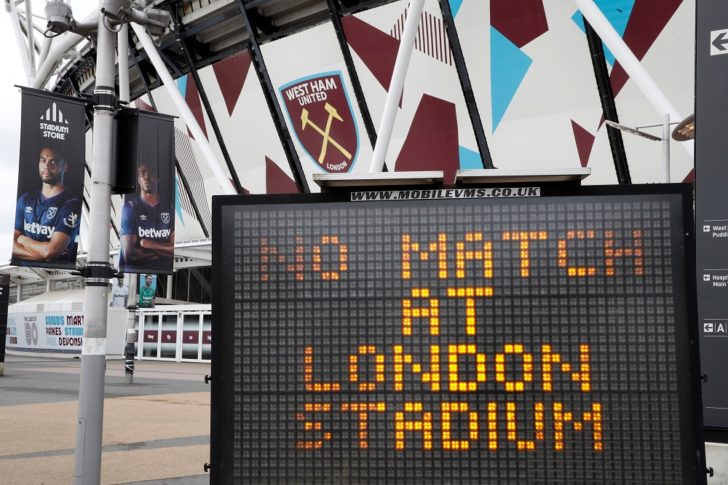 Premier League - Coronavirus impact on the Premier League