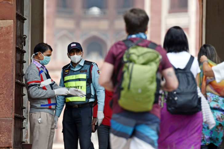 People Wearing Protective Mask Following Few Positive Cases Of Coronavirus In India