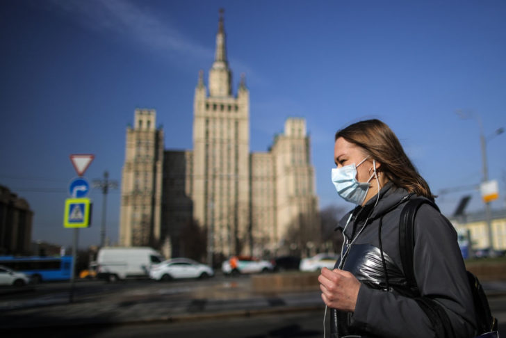 Moscow amid COVID-19 pandemic