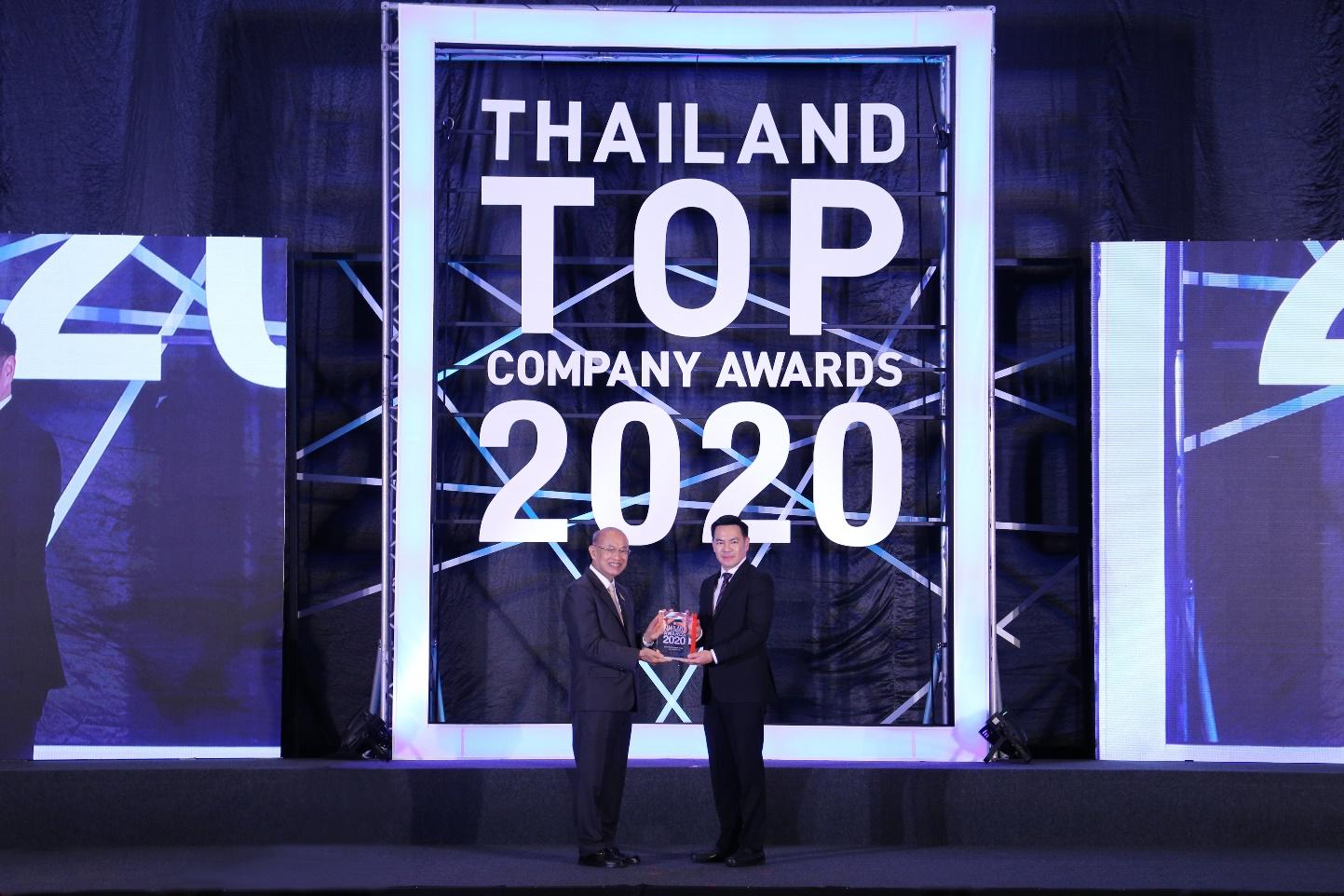พันธวณิช รับรางวัล THAILAND TOP COMPANY AWARDS 2020  ประเภท “BEST eSERVICE PROVIDER AWARD” ต่อเนื่อง 2 ปีซ้อน