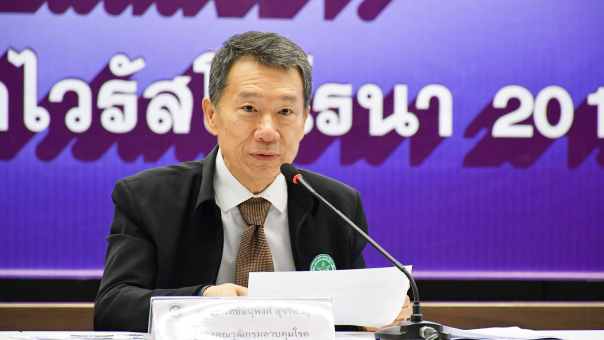 สธ.แถลงพบผู้ป่วยไวรัสโควิดรายใหม่เพิ่ม 91 ราย ผู้ป่วยสะสม 1,136 ราย เสียชีวิตรวม 5 ราย