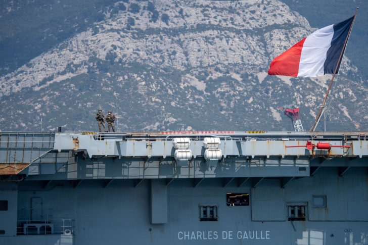 TOPSHOT-FRANCE-HEALTH-VIRUS-NAVY