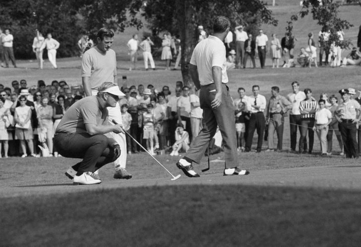 Jack Nicklaus, Doug Sanders, Arnold Palmer