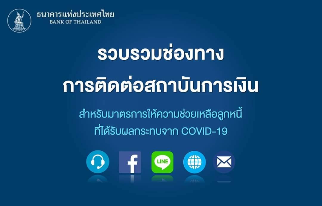 เช็ก​ด่วน!! ช่องทาง​ติดต่อแบงก์​เจ้าหนี้