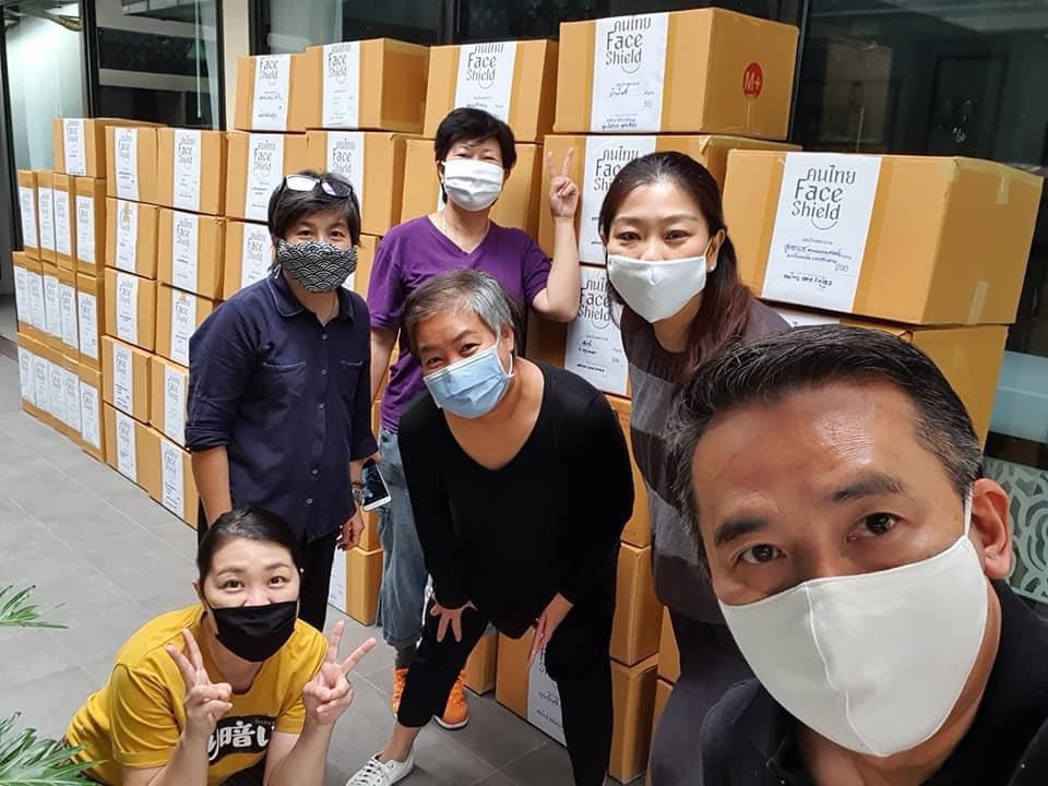 “คนไทย Face Shield” กลุ่มจิตอาสาพลังบวกในวิกฤตโควิด-19