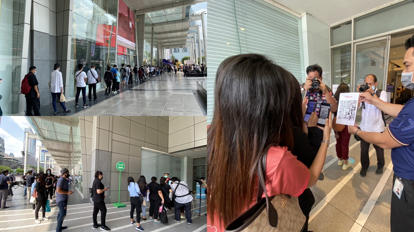 บรรยากาศเปิดห้างวันแรก ที่เซ็นทรัลเวิลด์คึกคัก รอต่อคิวก่อนเวลาเปิด