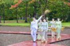 พิธีข้าวในแปลงนาสาธิต สวนจิตรลดา