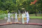 พิธีข้าวในแปลงนาสาธิต สวนจิตรลดา