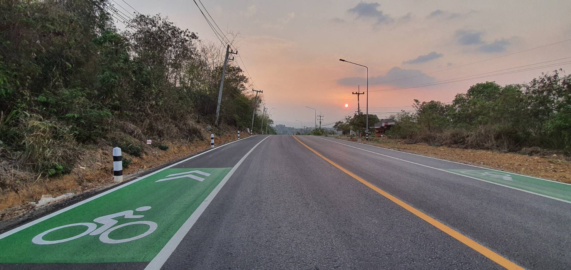 ทางปั่นจักรยาน อุทยานเขาใหญ่ เขาแผงม้า คลองปลากั้ง