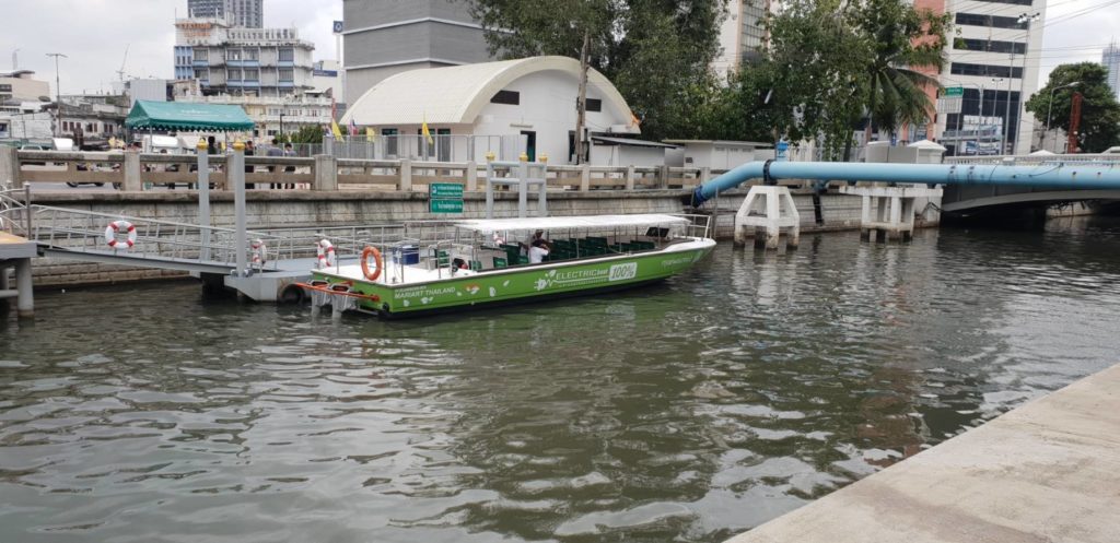 เรือพลังงานไฟฟ้า คลองผดุงกรุงเกษม