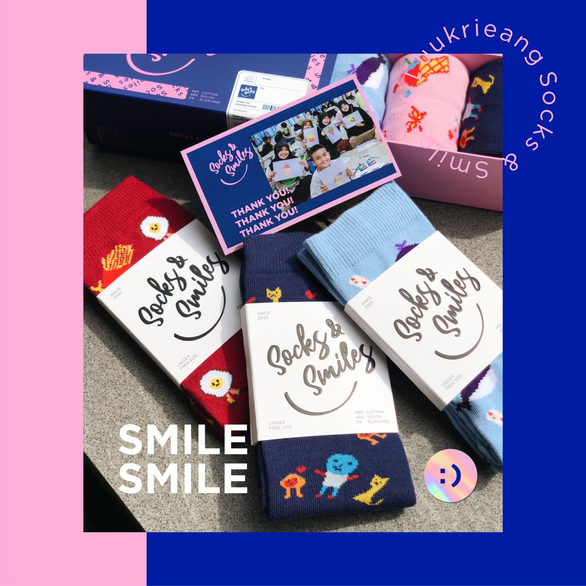 Socks & Smiles มอบโอกาสทางสังคมผ่านโครงการ “ถุงเท้าแลกรอยยิ้ม”