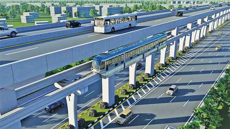 โครงการทางด่วนและรถไฟฟ้า บริเวณ ม.เกษตรศาตร์
