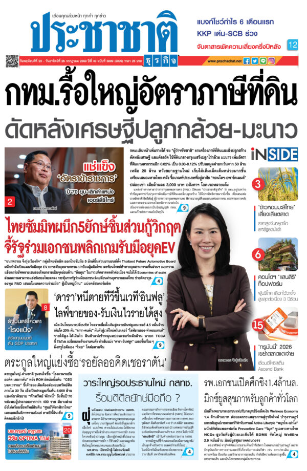 สมัครสมาชิก หนังสือพิมพ์ ประชาชาติธุรกิจ