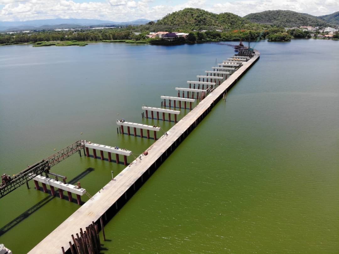 เสร็จปีหน้า! สะพานคอนกรีตเสริมเหล็กร่นการเดินทาง ถ.มิตรภาพ-ศูนย์ราชการสระบุรี