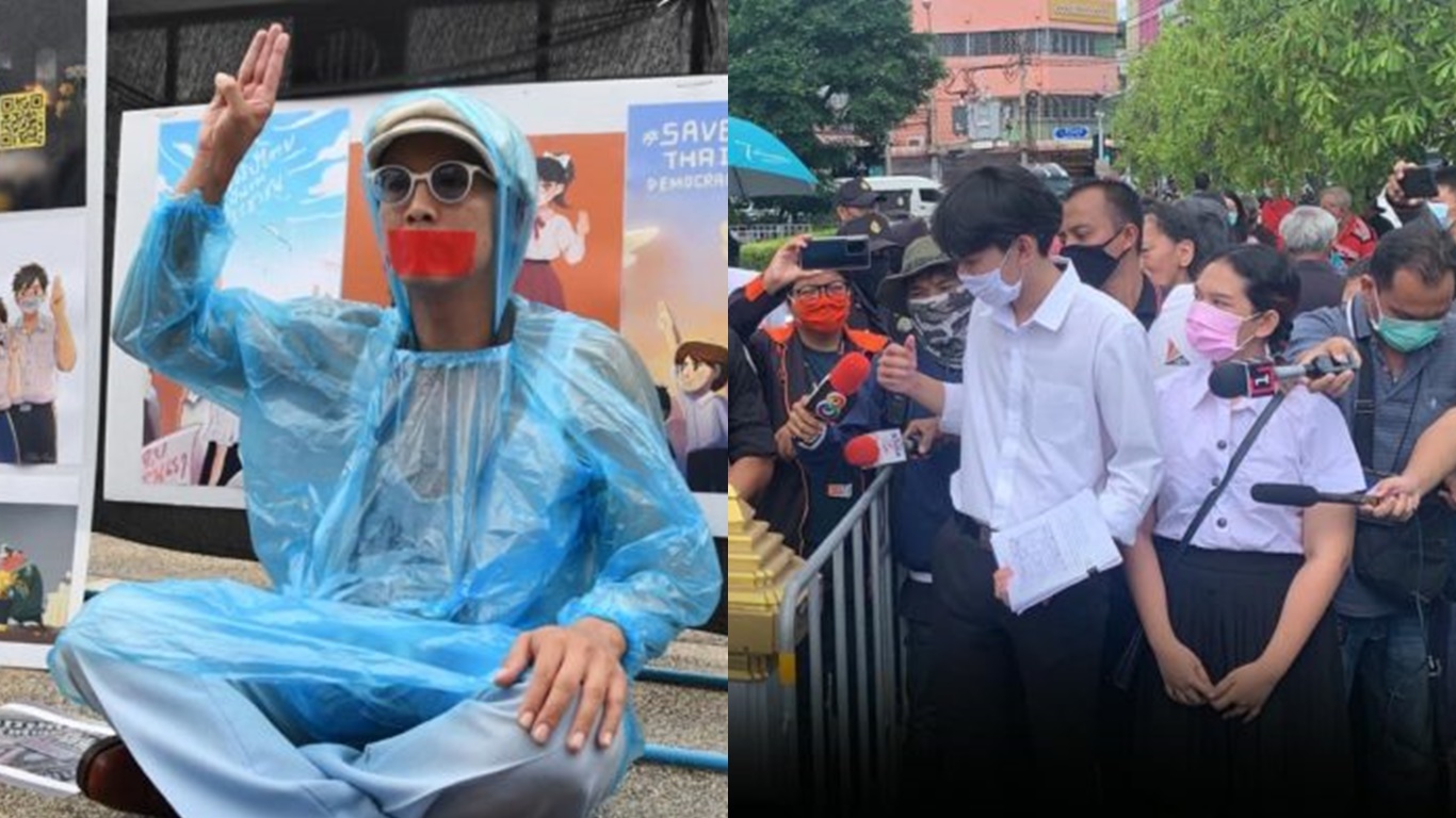 แกนนำ 4 มหา’ลัย สับบิ๊กตู่เก่งแต่จับคนเห็นต่าง แต่ตอนนี้เด็กไม่กลัวแล้ว