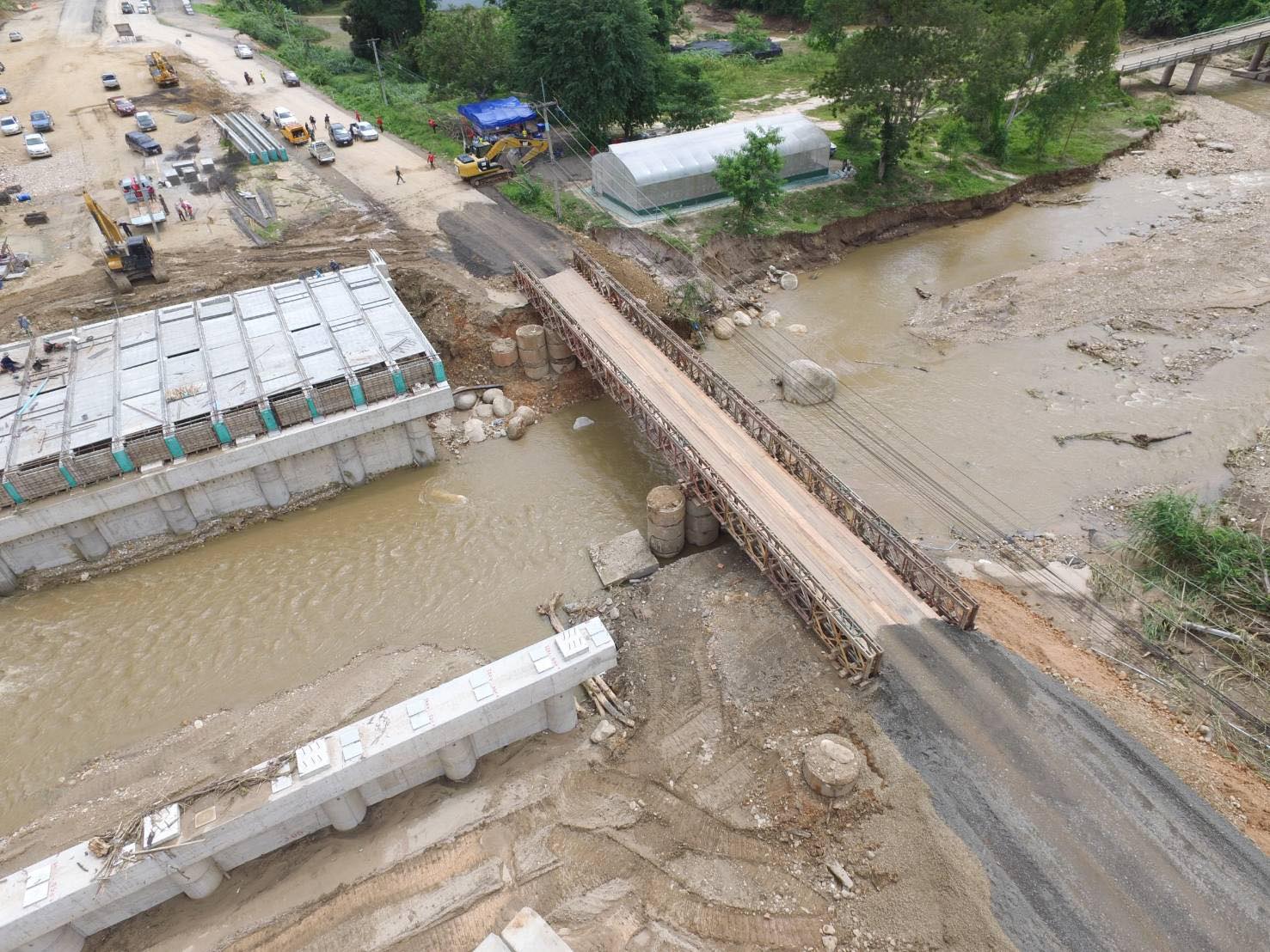 กรมทางหลวง “ทอดสะพานเหล็ก 8 แห่ง” ซ่อมถนนเชียงใหม่-เชียงรายวิ่งฉลุยตลอดสาย