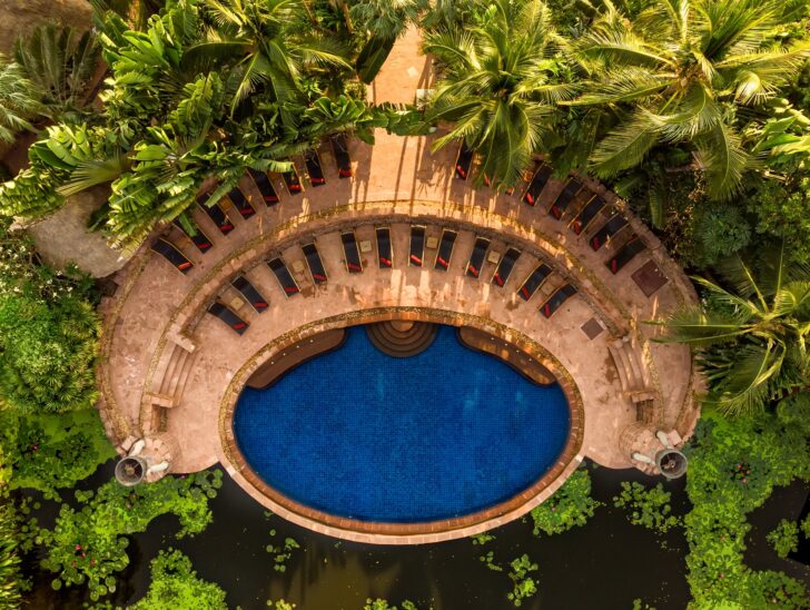 Anantara Hua Hin-Lagoon_Pool_Drone_Close