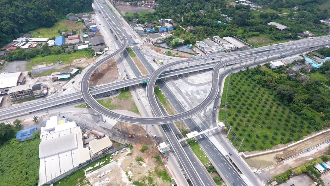 เสร็จแล้ว! ทางต่างระดับ “แยกทุ่งสง” แก้รถติดนครศรีธรรมราช