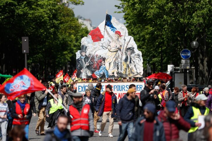 FRANCE-POLITICS-SOCIAL-DEMO