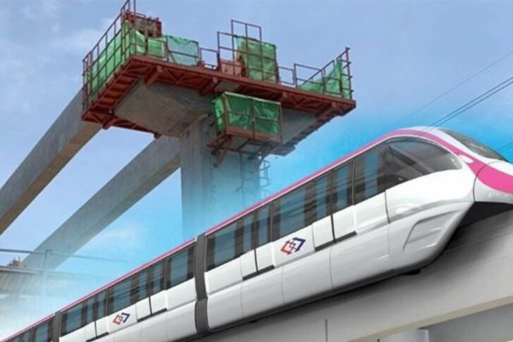 รถไฟฟ้าสายสีชมพู รถไฟฟ้าสายสีชมพู