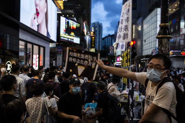 HONG KONG-CHINA-POLITICS-UNREST-TIANANMEN