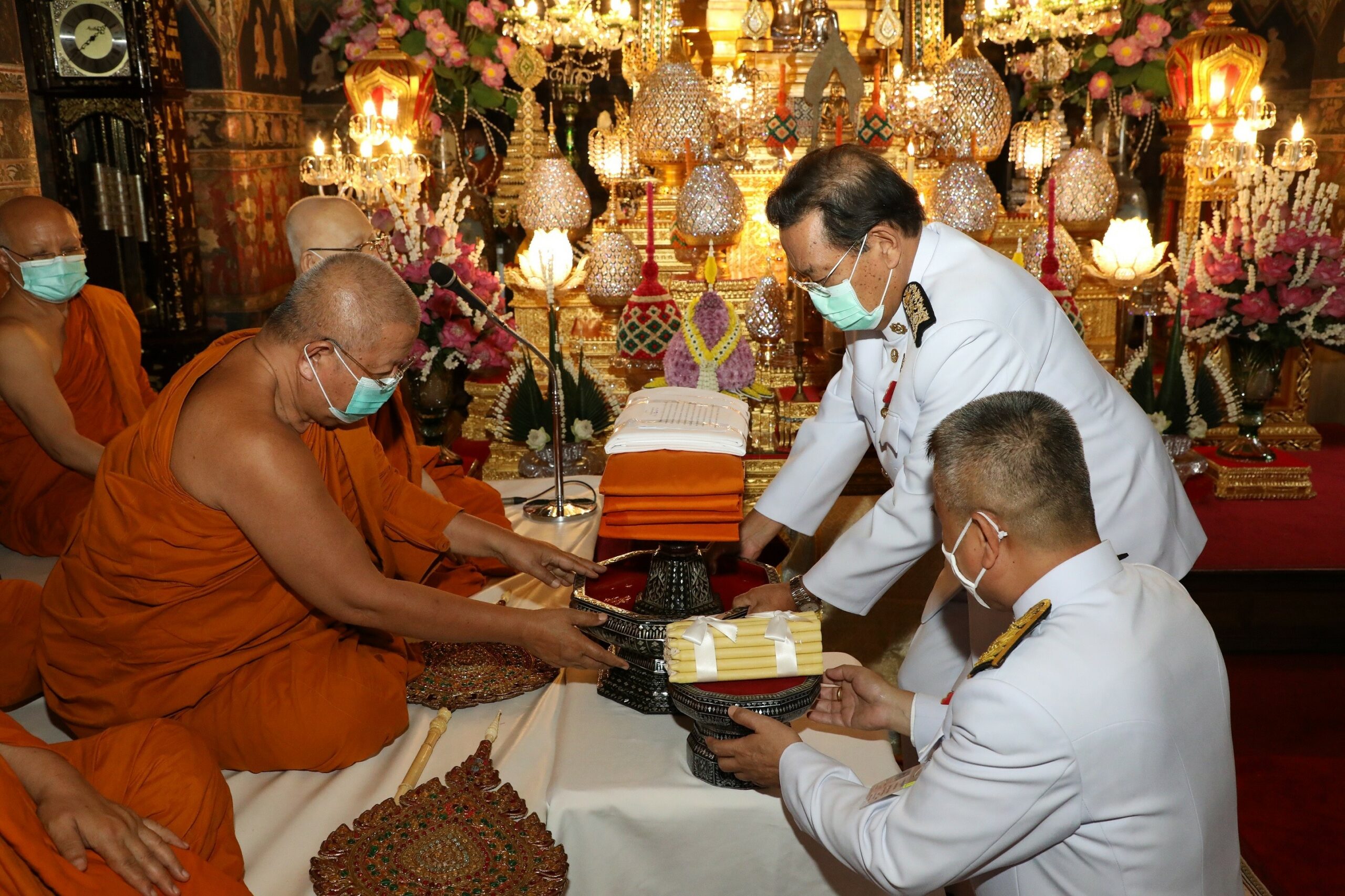 ช.การช่าง ถวายผ้าพระกฐินพระราชทาน ประจำปี 2563 วัดปทุมวนาราม ราชวรวิหาร