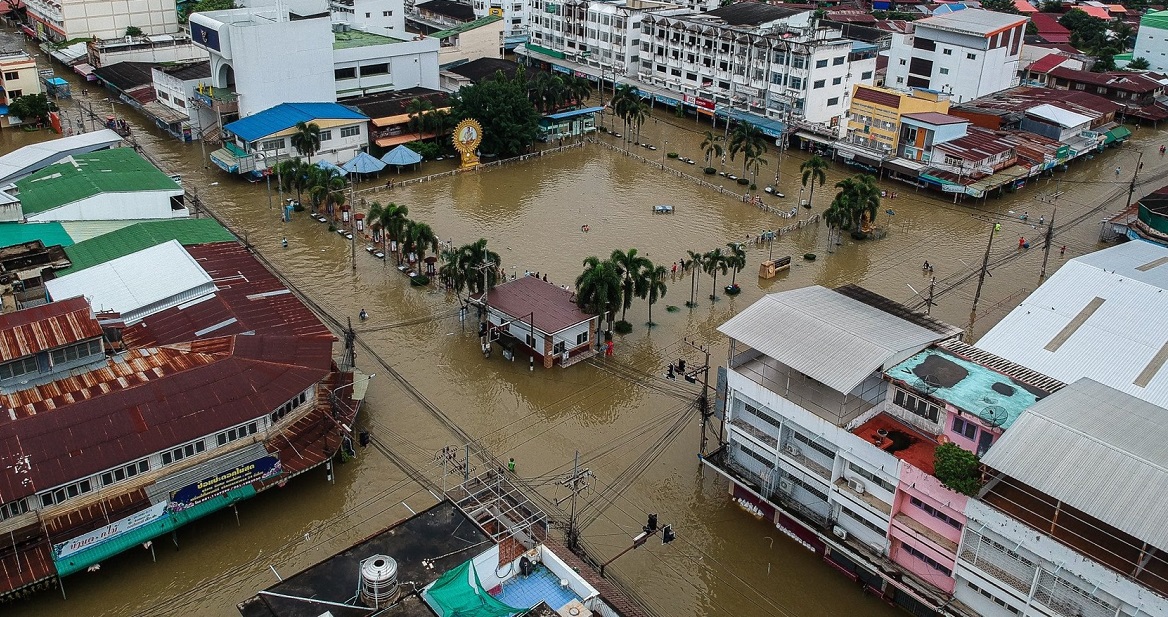 น้ำท่วม “ตลาดอรัญประเทศ” พื้นที่เศรษฐกิจในรอบ 7 ปี
