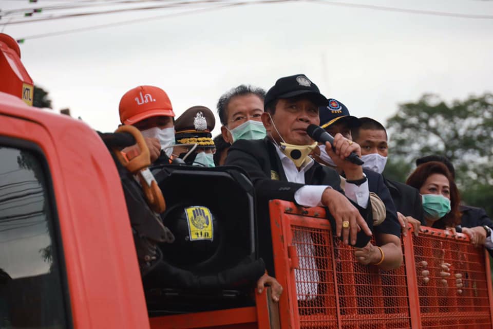 ม็อบราษฎรชุมนุม 10 จุด ประยุทธ์ ลงพื้นที่น้ำท่วม