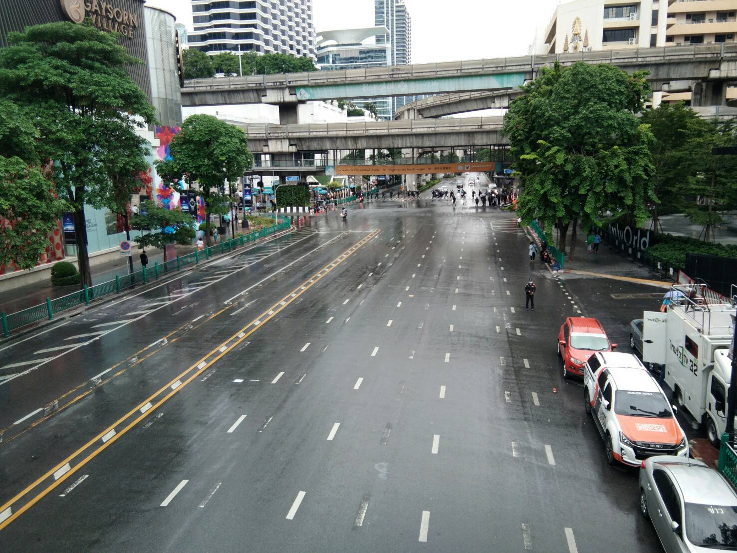 ผบ.ตร. สั่งห้ามใช้ถนนเพลินจิต-ราชดำริ-พระราม 1