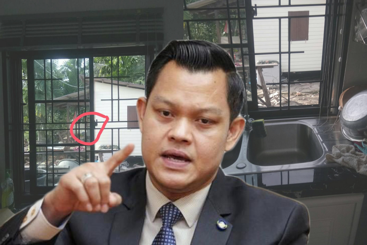 ตีนแมว ล้วงคอ “ธนกร” งัดบ้านที่ จ.นครศรีธรรมราช