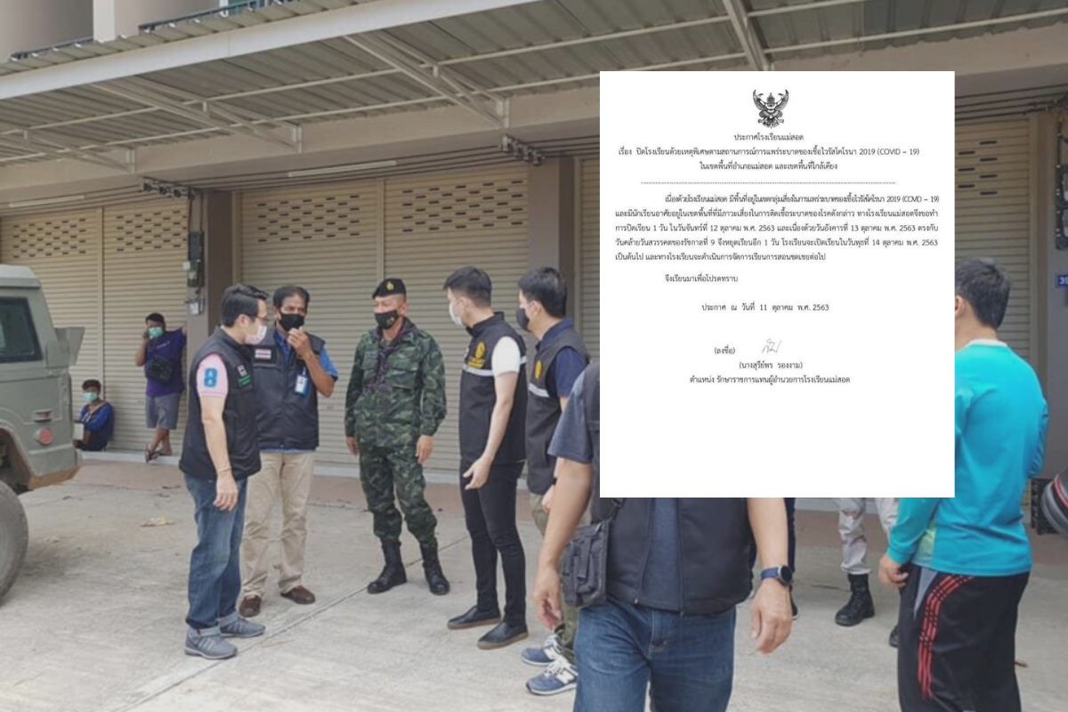 แม่สอดวุ่น เมียนมาติดโควิด สั่งปิด 2 โกดังผัก กักตัว 90 คนงาน หยุดโรงเรียน