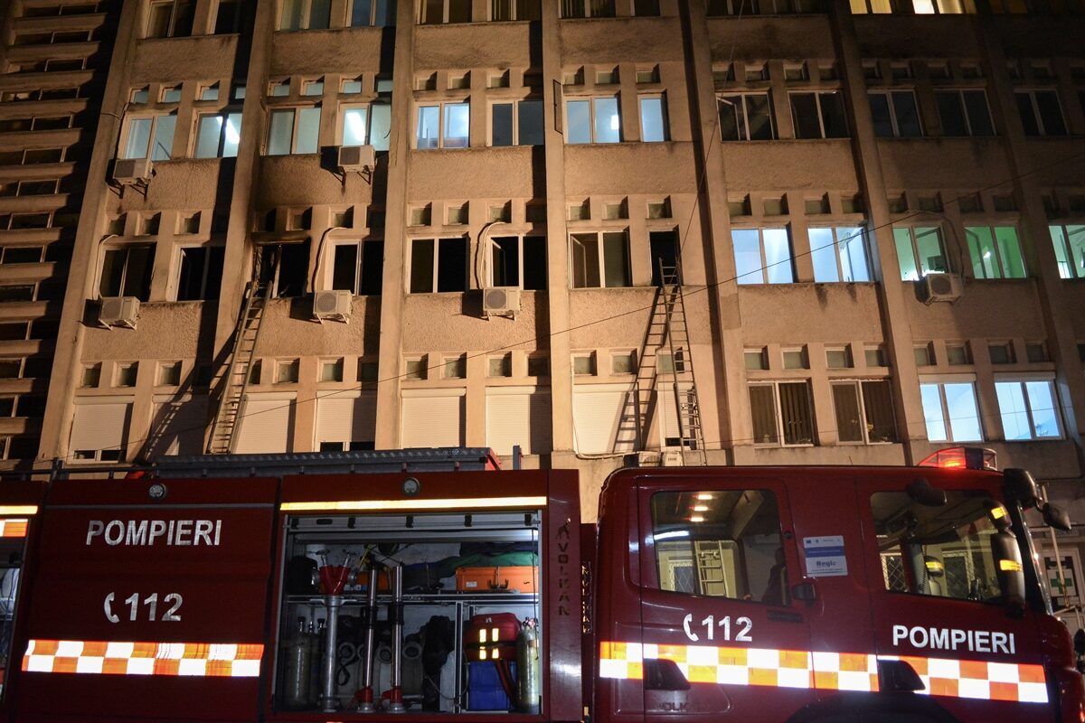 สลด! ไฟไหม้โรงพยาบาลรักษาโควิด-19 ที่โรมาเนีย ผู้ป่วยดับ 10 ราย
